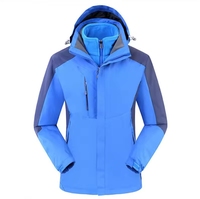 Doublure épaissie imperméable 3 en 1 vêtements de neige Sports de plein air veste de travail chaud hiver Ski costume pour homme femme