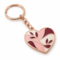 Porte-clés personnalisé avec motif renard rose, logo de marque, cadeau promotionnel direct, fournisseur en gros, fabricant de porte-clés