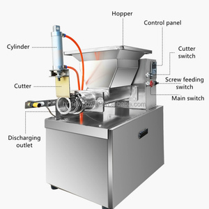 Restaurant Use Pizza <b>Dough</b> Divider Rounder <b>Machine</b> Chapati <b>Roller</b> <b>Dough</b> Cutting <b>Machine</b> Maker <b>Dough</b> Ball Making <b>Machine</b> Price - Product Image 3