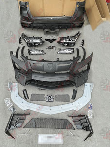 Phare feu arrière antibrouillard pare-chocs avant arrière large Bodykit pour Toyota Fortuner 2016-2023 mise à niveau vers <span class=keywords><strong>Lamborghini</strong></span> Facelift - Product Image 2