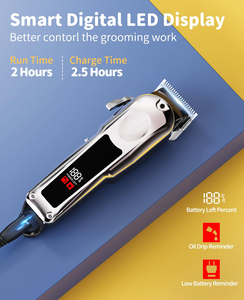 Factory Wholesale New Metal Electric Hair <b>Clipper</b> Safety <b>Pet</b> Trimmers Professional Low Noise Hair Shaver <b>Clipper</b> <b>for</b> Dogs Cats - Product Image 4