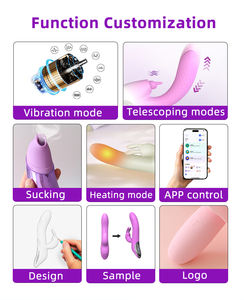 Vibrateur intelligent à <span class=keywords><strong>point</strong></span> <span class=keywords><strong>G</strong></span> et <span class=keywords><strong>point</strong></span> C, jouet pour adultes, 10 fréquences, 7 modes de vibration extensibles, chauffage manuel, vibrateur à vitesse constante - Product Image 6