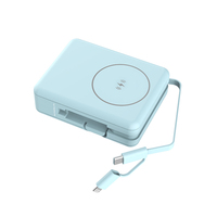 Pabrik Grosir Power Bank Magnetik Pengisian Daya Nirkabel dengan Kabel Pengisi Daya PD65W 15000mAh 3.7V 55.5Wh