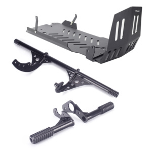 Kit de plaque de protection pour barres de sécurité pour Harley Low Rider S ST <span class=keywords><strong>Street</strong></span> <span class=keywords><strong>Bob</strong></span> 2018-2023 - Product Image 1