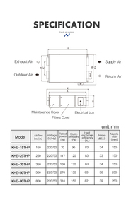 Système Cvc maison économie d'énergie <span class=keywords><strong>vmc</strong></span> système de <span class=keywords><strong>ventilation</strong></span> à récupération de chaleur <span class=keywords><strong>Ventilation</strong></span> mécanique avec récupération de chaleur - Product Image 6