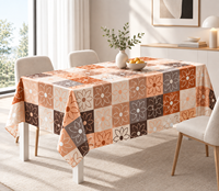 Nappe jetable unie en PEVA 52*70 pouces pour fêtes d'anniversaire, événements, occasions religieuses - Diwali, Ramadan