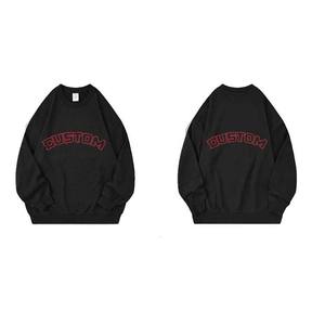 เสื้อสเวตเชิ้ตคอกลมคอกลมสำหรับผู้ชายเสื้อกีฬาผ้าฝ้ายเทอร์รี่ขนาดใหญ่สำหรับใส่เล่นกีฬามหาวิทยาลัย - Product Image 1