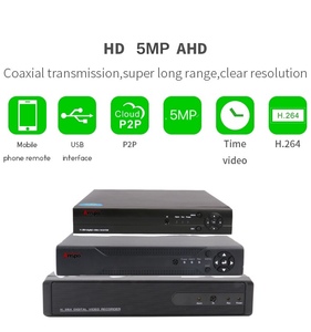 5.0MP XVR VIEW APP <span class=keywords><strong>8CH</strong></span> <span class=keywords><strong>DVR</strong></span> <span class=keywords><strong>H</strong></span>.265 Recorder HDD P2P PC Mobile Remote BNC CCTV Video Recorder 4 Channel Mendukung hingga 5MP - Product Image 4