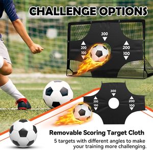 <span class=keywords><strong>Ensemble</strong></span> d'entraînement de football tout-en-un de haute qualité et stable, avec <span class=keywords><strong>but</strong></span> de football et accessoires d'entraînement complets - Product Image 3