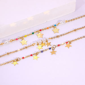 Venta al por mayor bohemio vintage verano con cuentas para <span class=keywords><strong>pulsera</strong></span> hecho a mano colorido animal patrón cuentas <span class=keywords><strong>ajustable</strong></span> de acero inoxidable - Product Image 1