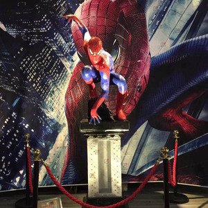 Cao-mô phỏng lifesize vivily glassfiber nhựa con số của spider người đàn ông hành động bức tượng - Product Image 4