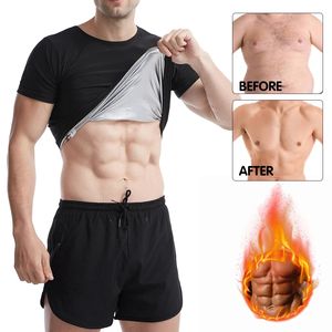 Chaleco de Sauna con cremallera <span class=keywords><strong>para</strong></span> hombre, <span class=keywords><strong>traje</strong></span> de entrenamiento con efecto Sauna, ropa interior adelgazante, camisetas sin mangas de compresión, <span class=keywords><strong>camisa</strong></span> de entrenamiento caliente con cremallera - Product Image 2