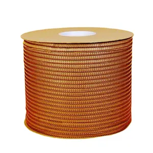 Ganghua bobine di rilegatura a doppio anello a doppio anello da 5/8 pollici bobina di filo a doppio anello dorato bobina di rilegatura in nylon 2 1