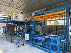 เครื่องจักรอัตโนมัติสำหรับบรรจุและวางอิฐคอนกรีตแบบหุ่นยนต์ระบบนิวเมติกในปากีสถาน - Product Image 3