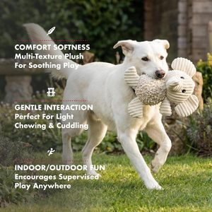 Jouets en peluche pour animaux de compagnie en gros : jouets à mâcher et couineurs pour chiens, lapins et éléphants, en tricot, mignons et design - Product Image 4
