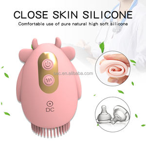 SacKnove 2 In 1 simpatico animale a forma di polpaccio vibrante uovo clitoride ventosa stimolazione VibrationClit succhiare vibratore per le donne - Product Image 4