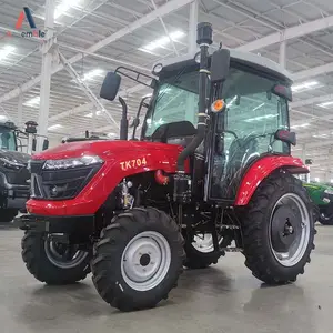 Modelo más vendido 25hp 35hp 45hp 60hp 70hp 80hp agricultura agrícola 4wd tractor agrícola 60hp