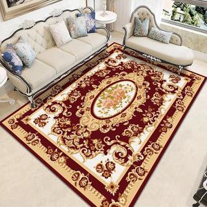 Bán Buôn Đồ Dùng Thảm Mịn Cạnh Kích Thước Lớn Mới Phong Cách Châu Âu Thiết Kế Thảm Phun Nước - Product Image 5