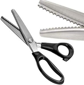 Professional Handheld Dressmaking Shears Comfort Grips <b>Scissors</b> Zigzag DIY Crafts Tailor <b>Scissors</b> Fabric Embroidery <b>Scissors</b> - Product Image 1