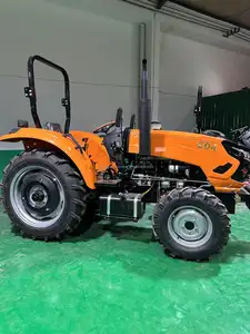 Weifang Diesel Engine Wheel Tractor 70hp 80hp 90hp 100hp Powerful Agricultural Equipment Canopy For Plowing Ditching Ridging