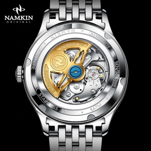Reloj Mecánico para Hombre con Logotipo Personalizado, 42MM, Clásico, Simple, con Calendario Semanal, NH36, de Lujo, Automático, de Acero Inoxidable - Product Image 4