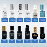 Colle pour extensions de cils personnalisée, hypo-sensible, résistante à l'eau, sans alcool, séchage rapide, inodore, non irritante, sans latex