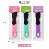 Râpe professionnelle double face en forme de pied pour éliminer les callosités, lime à pédicure, éliminateur de peaux mortes pour salon, SPA et soins à domicile