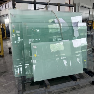 Double 8mm Clear Glass Sandwich 0.38mm Liquid <b>Glue</b> And 1.14mm PVB Interlayer Laminated Safety Glass For Indoor Construction Use - Product Image 1