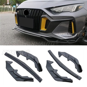 For GAC Trumpchi EMPOW 2021 Car Front Bumper <b>Lip</b> Splitter Diffuser Spoiler Body Kit <b>Gloss</b> Black Bumper <b>Lip</b> Modification Part - Product Image 3