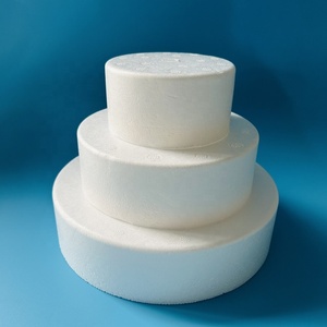 Maquettes de gâteaux en mousse blanches, en polystyrène, pour décoration de mariages, présentation d'anniversaires et outil de pratique de pâtisserie - Product Image 1
