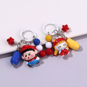 Dessin animé mignon garçon fille sac créatif pendentif Couple porte-clés petit cadeau - Product Image 1