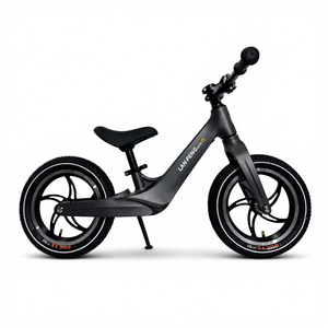 Hoogwaardige groothandel op maat gemaakte logo kleur beste prijs 12 inch kinderloopfiets nieuw ontwerp magnesiumlegering frame geen rem geen - Product Image 4