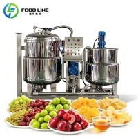 Instelbare negatieve drukinstelling SUS304 tanklichaam gedroogd fruit diepgaande verwerkingsapparaat vacuüm suikerimpregnatiemachine