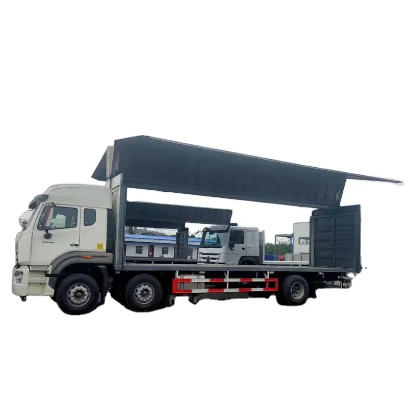 Sinotruk 20 Tons 10 Wheeler Mở Cánh Van Box Body Truck