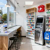 Solutions de conception de magasins de détail modernes de petite taille avec rendu 3D et graphisme pour les boutiques de coin et les marchés locaux par Nexus