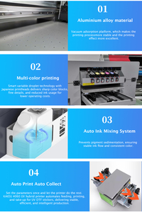 <span class=keywords><strong>Imprimante</strong></span> KAIOU pour articles promotionnels, coques de téléphone <span class=keywords><strong>en</strong></span> verre, porte-clés, cadres <span class=keywords><strong>en</strong></span> acrylique, chaussures, impression CMYK+W+V, <span class=keywords><strong>imprimante</strong></span> hybride UV DTF 4060 - Product Image 3