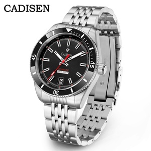 CADISEN – montre-bracelet mécanique pour hommes, avec lunette en céramique japonaise NH35A, cristal saphir, étanche 10 bars, automatique, nouvelle collection - Product Image 1