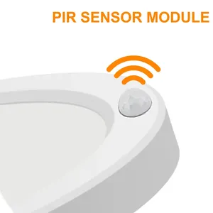 3 ans de garantie panneau lumineux LED rond ultra fin à capteur intelligent <span class=keywords><strong>PIR</strong></span> 18w monté au plafond - Product Image 3
