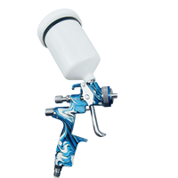 Pistolet de pulvérisation HVLP industriel haute performance 600cc en alliage avec alimentation par gravité, outil de peinture OEM personnalisable