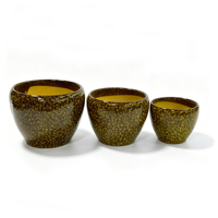 Nouveaux pots en céramique robustes pour l'extérieur, en céramique, pour la cour, le balcon