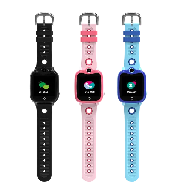 High Quality Sim Card Smart Watch GPS Tracker Camera Sos Call Support New Updated D06S IP67 Waterproof Kids Electronic TFT