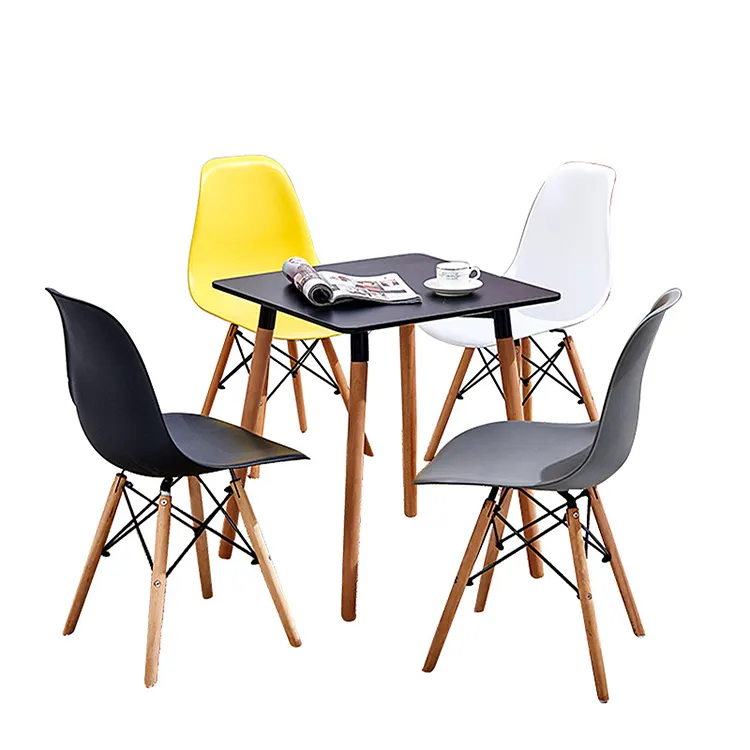 Ofis mobilya takımı de restoran nordic açık rahat tarzı parti gece pazarı ucuz yemek masası modern yemek masası seti