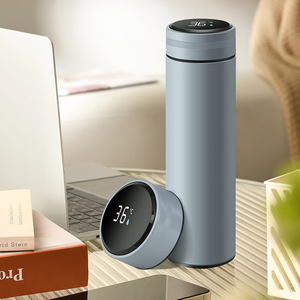 Tùy chỉnh 304 thép không gỉ cách điện cốc nước thông minh hiển thị nhiệt độ cao cấp thông minh drinkware cho trà thiết kế hiện đại - Product Image 1