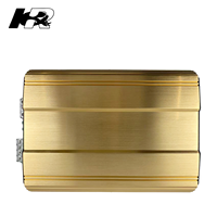 Amplificateur de voiture 4 canaux de classe AB haut de gamme pour système de haut-parleurs de voiture 4*80W, son automobile haute fidélité, mise à niveau audio professionnelle