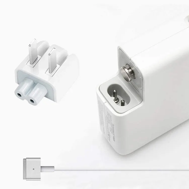 2022 New Product for Macbook 45W 60W 85W AC Charger Replacement Power Supply 2 in 1T-Tip Wireless MAC Adapter Magsafe 2 Charger