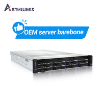 Chasis de Servidor de Almacenamiento Profesional OEM 2U, 25 Bahías, 2.5'', Intercambio en Caliente, Placa Base SGPIO de 12 Gb/s para Centros de Datos HPC