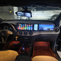 Écran numérique triple incurvé 12,3 pouces pour tableau de bord de voiture Mercedes-Benz W246 2011-2018, lecteur multimédia, navigation GPS, unité principale