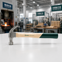 Marteau à griffes à manche droit en bois de qualité industrielle SATA pour l'entretien mécanique et la construction