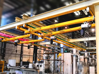 Système de grue KBK autonome et flexible, système de grue légère, conception modulaire légère, structure compacte, ligne de production d'usinage