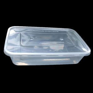 18392Disposable transparent takeaway fast food packaging box Tourism snacks packaging box 750ml Customizable transparent box